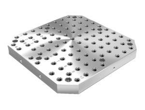 Paletas de fundición gris con perforaciones de retícula