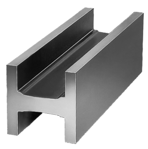 H-profiles grey cast iron or aluminium