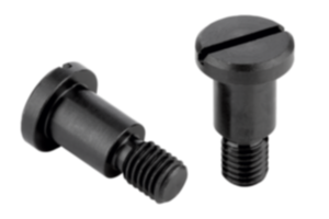 Shoulder screws with slotted flat head DIN 923