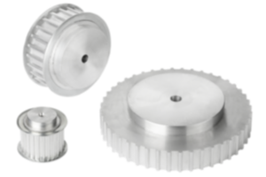 Toothed belt pulleys AT profile