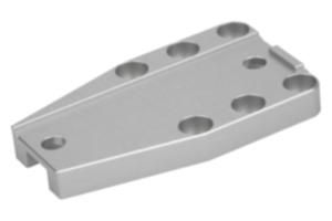 Placas de suporte em alumínio para morsas de precisão