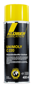 Verniz lubrificante Klüber UNIMOLY C 220
